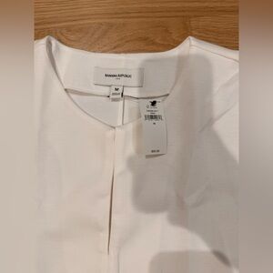 Banana Republic White Blouse